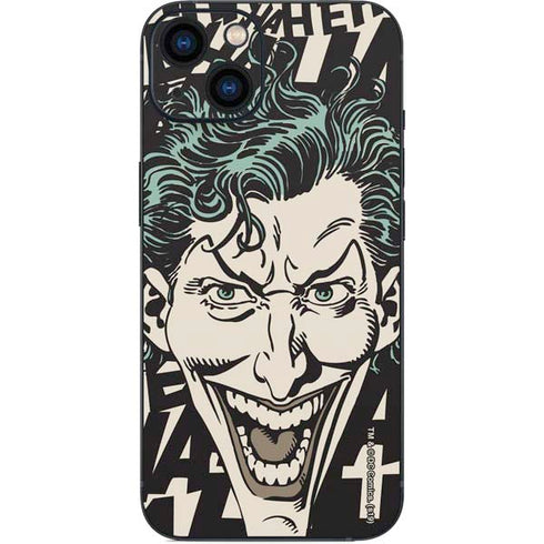 DC Comics The Joker Vintage Laughing iPhone 14 Plus Skin